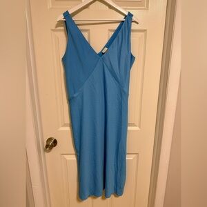 A New Day Sky Blue Midi Dress